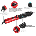 3 in 1 Hot Air Brush, Negative Ion Hair Dryer & Volumizer, Tool for Smooth Hair, Suitable for Home & Travel