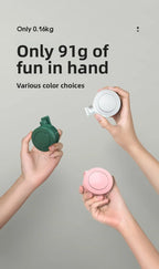 Mini Clip Fans Hanging Waist Neck Fan Girl Electric Air Cooling Fan 900mah USB Leafless Fan 3 Speeds Portable Cooler Air