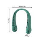 Portable Neck Fan 3 Speeds Mode Adjustable Stretchable Neck Fan Blow Air For Cooling Hand Free 4000mAh Rechargeable