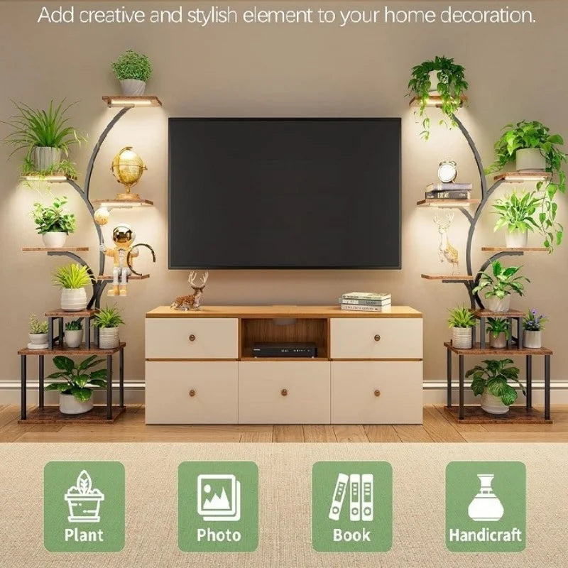 4/3/2/1PC, Indoor Grow Light,Full Spectrum LED Light Strip with Auto Timer 3/9/12H, Dimmable Sun Class Grow Light(No 5V 2A Plug