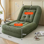 OMGD Lazy Couch Human Kennel Couch Bed Sheets Human Double Internet Celebrity Balcony Folding Huge Room Bedroom Tatami