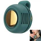 Portable Silent Mini Bladeless Electric Fan,Small fan Clip on Shirt Waist Mini Bladeless Fan Adjustable 3-Speed For Outdoor