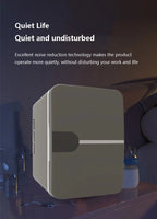 6L Car Mini Fridge Beauty Cosmetics Mask Makeup Skincare Refrigerator Semiconductor USB Heated Cooling Dormitory Refrigerator