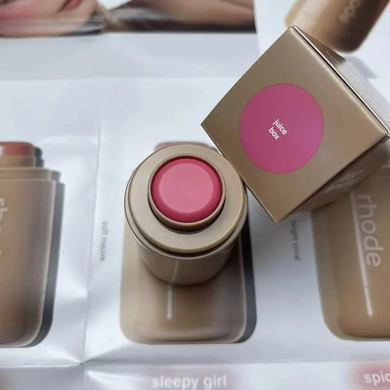 أحمر خدود رود بوكيت، أحمر شفاه، أحمر شفاه وخدود مرطب، أحمر خدود طبيعي بودرة كريم أحمر شفاه، سهل الاستخدام، لون