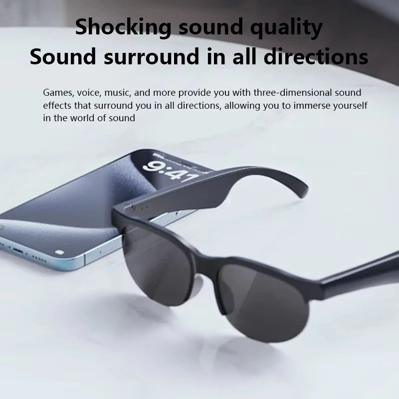 Lenovo  Smart Glasses 2026 New AI Translation Bluetooth Conversation Recording Listening To Music Men Women Smart Sunglasses