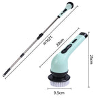 9-in-1 Electric Cleaning Brush Electric Spin Cleaning Scrubber Electric Cleaning Tools Parlour Kitchen Bathroom Cleaning Gadgets