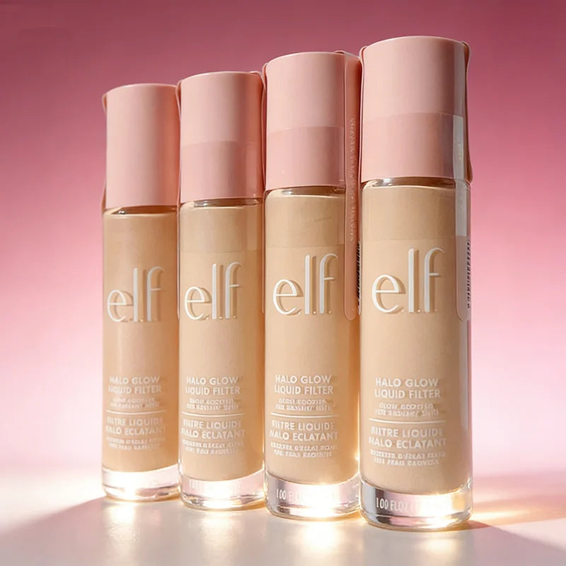 كريم أساس سائل مقاوم للماء بتغطية كاملة من Elf يدوم طويلاً بلمسة نهائية مطفية لإخفاء الهالات السوداء والعيوب ومستحضرات تجميل لجميع أنواع البشرة