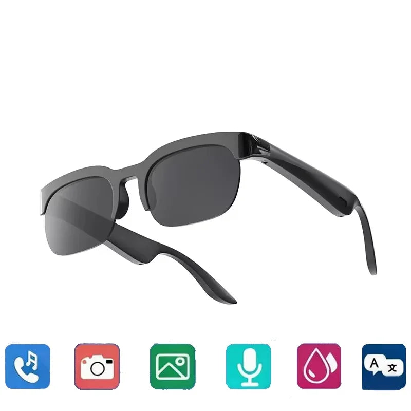 Lenovo  Smart Glasses 2026 New AI Translation Bluetooth Conversation Recording Listening To Music Men Women Smart Sunglasses
