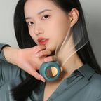 Portable Silent Mini Bladeless Electric Fan,Small fan Clip on Shirt Waist Mini Bladeless Fan Adjustable 3-Speed For Outdoor
