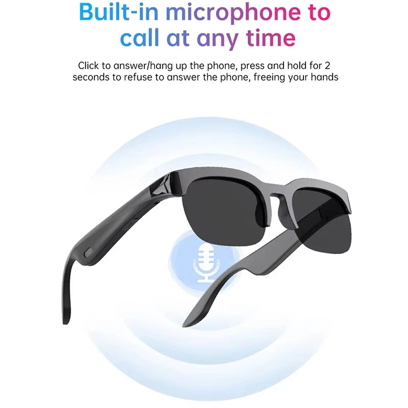 Lenovo  Smart Glasses 2026 New AI Translation Bluetooth Conversation Recording Listening To Music Men Women Smart Sunglasses